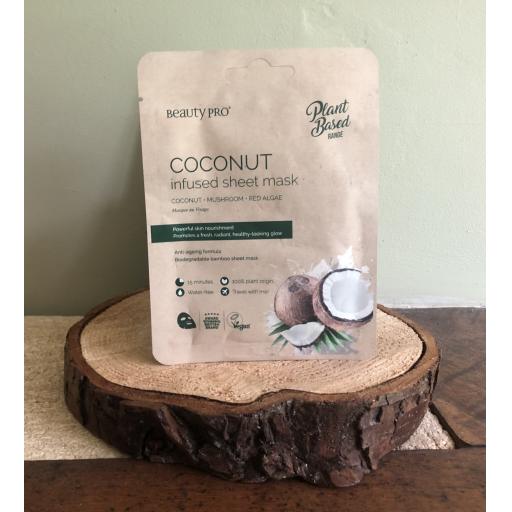 Beauty Pro Coconut Infused Face Mask